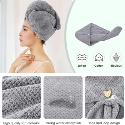 Turbante con botón de Osito